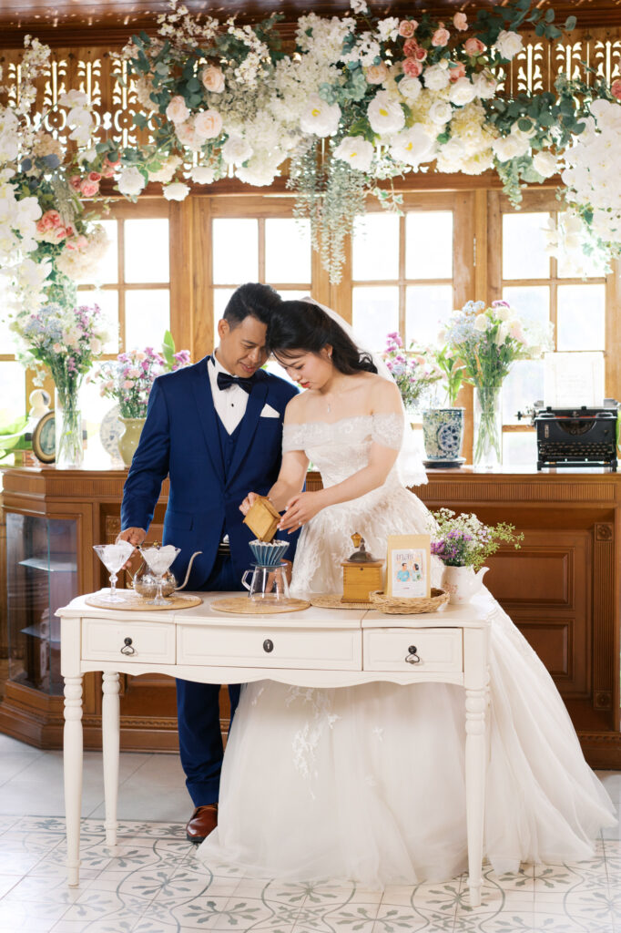 wedding venue, thai wedding venue, garden wedding, cottage garden, Chinese tea ceremony, maison de mamie wedding venue, เมซองเดอมามี, สถานที่จัดงานแต่งงาน, vintage and classic