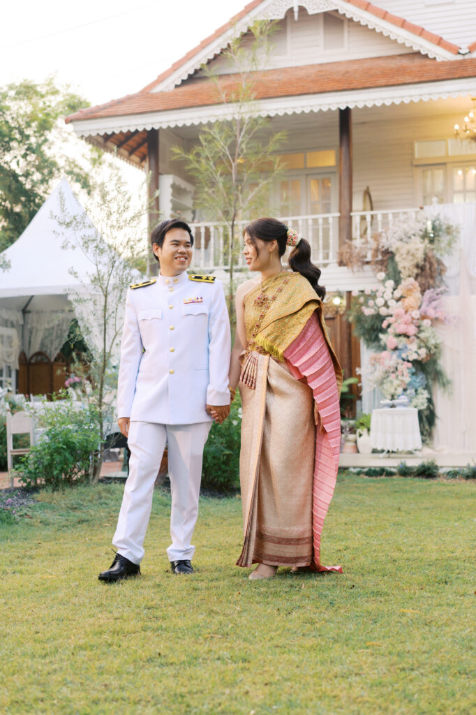 สถานที่จัดงานแต่งงานสมุทรปราการ, สถานที่จัดงานแต่งงาน, เมซองเดอมามี, maisondemamie, wedding venue, wedding photo, thai wedding, vintage wedding, classic wedding,ชุดไทยพาสรรธ์, ชุดไทยนุ่งสด