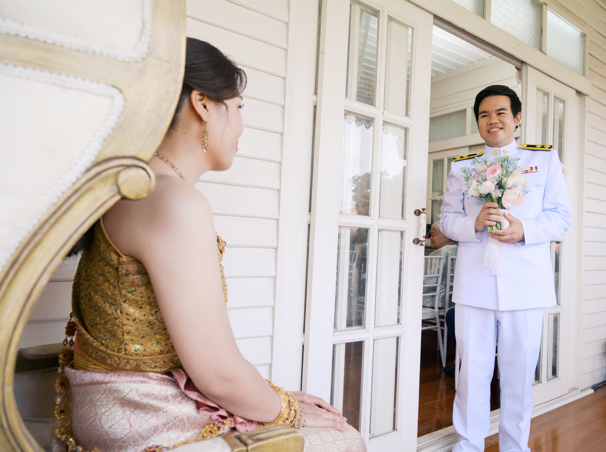 สถานที่จัดงานแต่งงานสมุทรปราการ, สถานที่จัดงานแต่งงาน, เมซองเดอมามี, maisondemamie, wedding venue, wedding photo, thai wedding, vintage wedding, classic wedding,ชุดไทยพาสรรธ์, ชุดไทยนุ่งสด