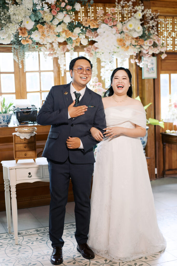 สถานที่จัดงานแต่งงานสมุทรปราการ, wedding venue, Thai house wedding, maison de mamie, garden wedding, vintage wedding, classic wedding, งานแต่งงานในสวน