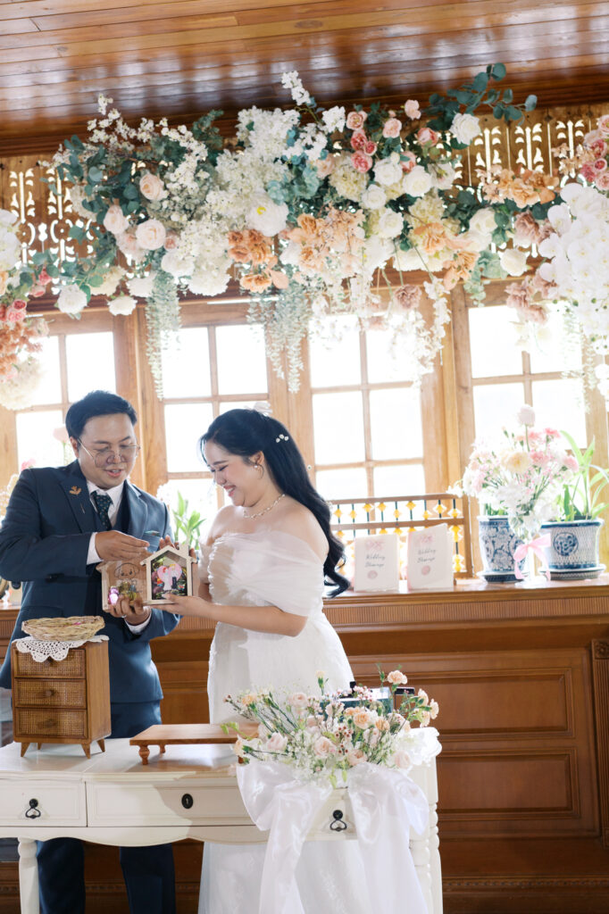 สถานที่จัดงานแต่งงานสมุทรปราการ, wedding venue, Thai house wedding, maison de mamie, garden wedding, vintage wedding, classic wedding, งานแต่งงานในสวน