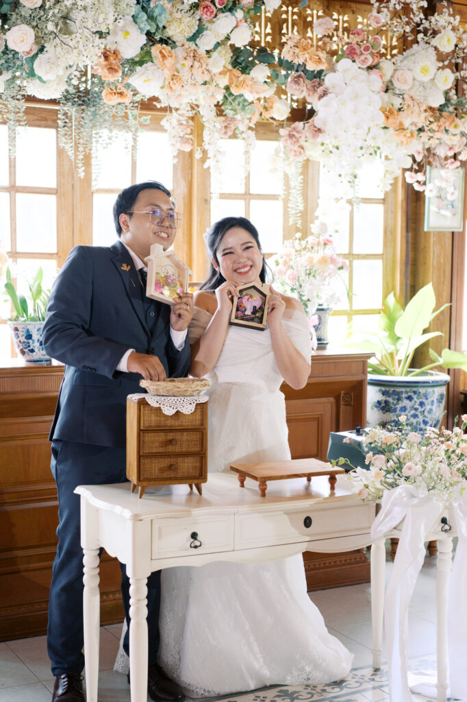 สถานที่จัดงานแต่งงานสมุทรปราการ, wedding venue, Thai house wedding, maison de mamie, garden wedding, vintage wedding, classic wedding, งานแต่งงานในสวน