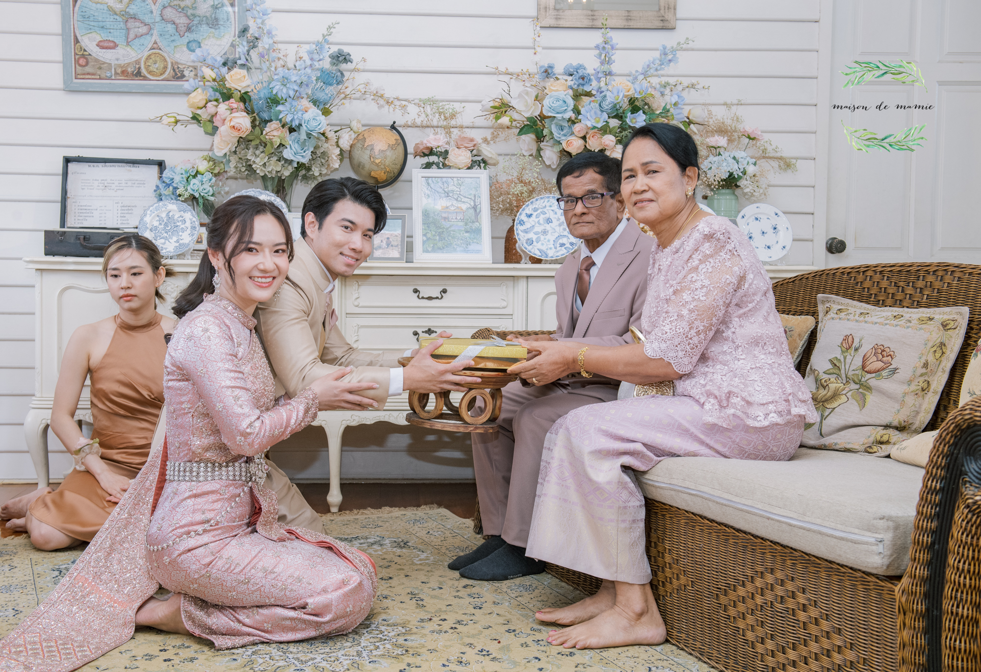 สถานที่จัดงานแต่งงานสมุทรปราการ, wedding venue, Thai house wedding, maison de mamie, garden wedding, vintage wedding, classic wedding, งานแต่งงานในสวน,พิธีไทย, thaiweddingceremony