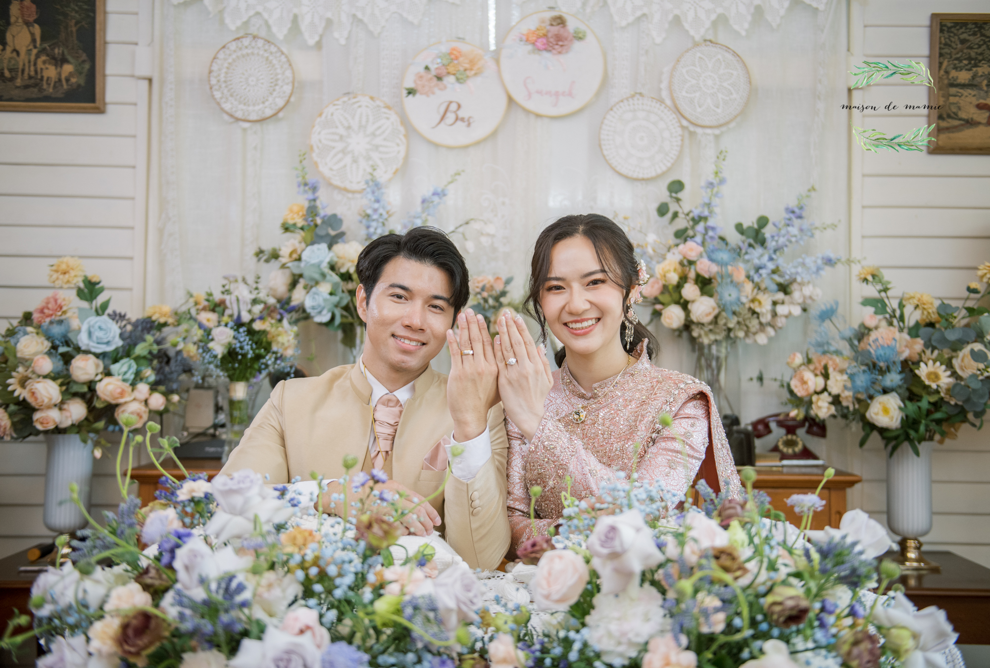 สถานที่จัดงานแต่งงานสมุทรปราการ, wedding venue, Thai house wedding, maison de mamie, garden wedding, vintage wedding, classic wedding, งานแต่งงานในสวน,พิธีไทย, thaiweddingceremony