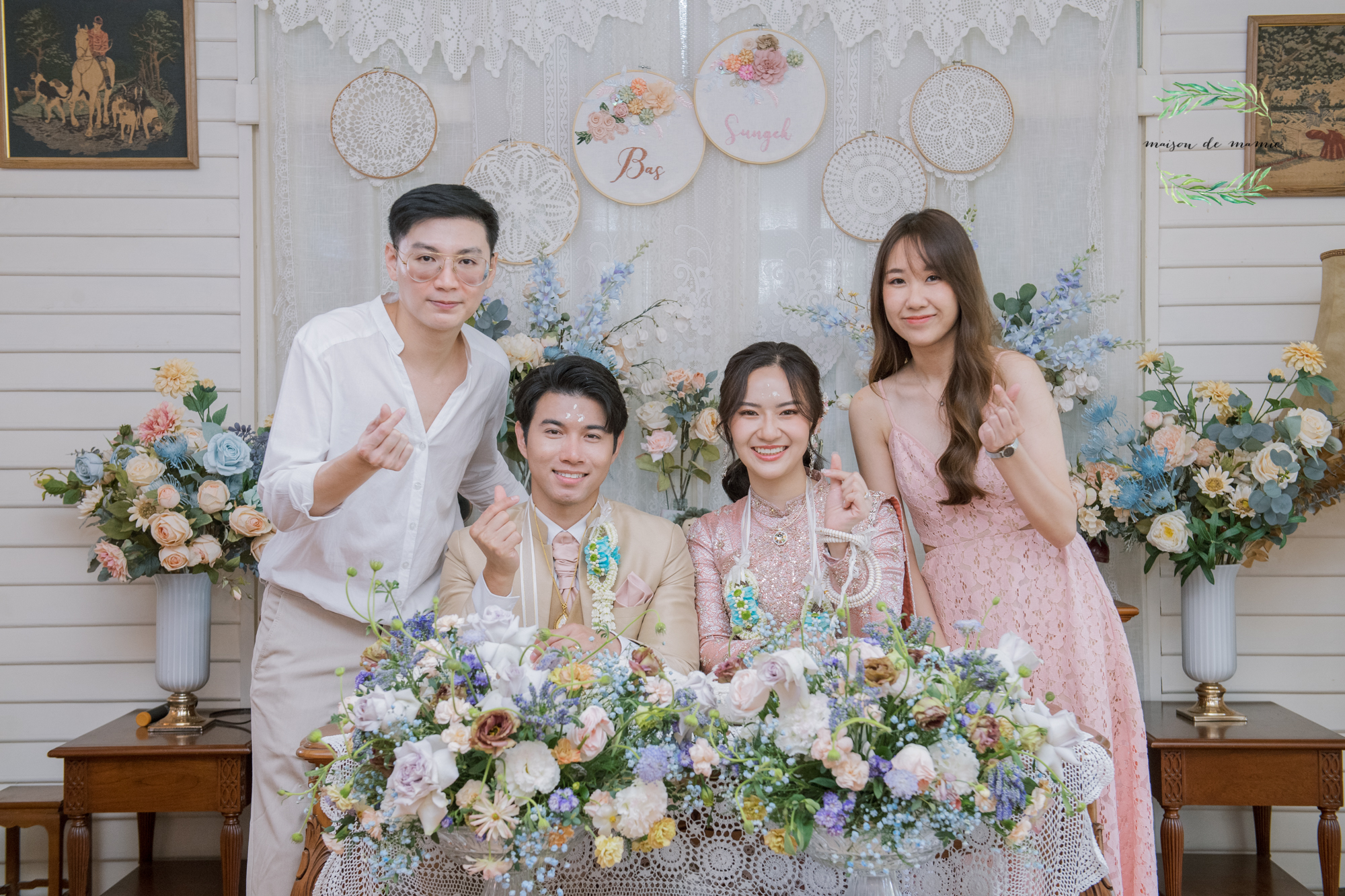 สถานที่จัดงานแต่งงานสมุทรปราการ, wedding venue, Thai house wedding, maison de mamie, garden wedding, vintage wedding, classic wedding, งานแต่งงานในสวน,พิธีไทย, thaiweddingceremony