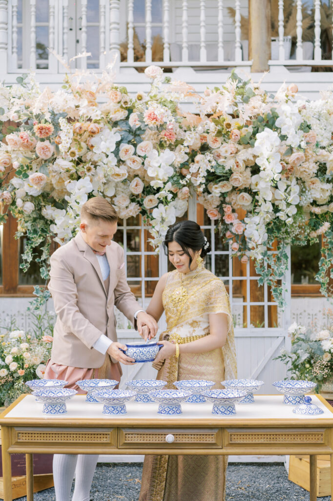 สถานที่จัดงานแต่งงานสมุทรปราการ, wedding venue, Thai house wedding, maison de mamie, garden wedding, vintage wedding, classic wedding, งานแต่งงานในสวน,พิธีไทย, thaiweddingceremony