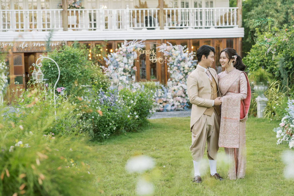 สถานที่จัดงานแต่งงานสมุทรปราการ, wedding venue, Thai house wedding, maison de mamie, garden wedding, vintage wedding, classic wedding, งานแต่งงานในสวน,พิธีไทย, thaiweddingceremony