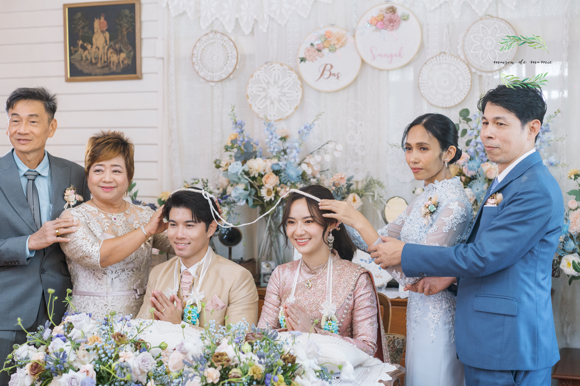 สถานที่จัดงานแต่งงานสมุทรปราการ, wedding venue, Thai house wedding, maison de mamie, garden wedding, vintage wedding, classic wedding, งานแต่งงานในสวน,พิธีไทย, thaiweddingceremony