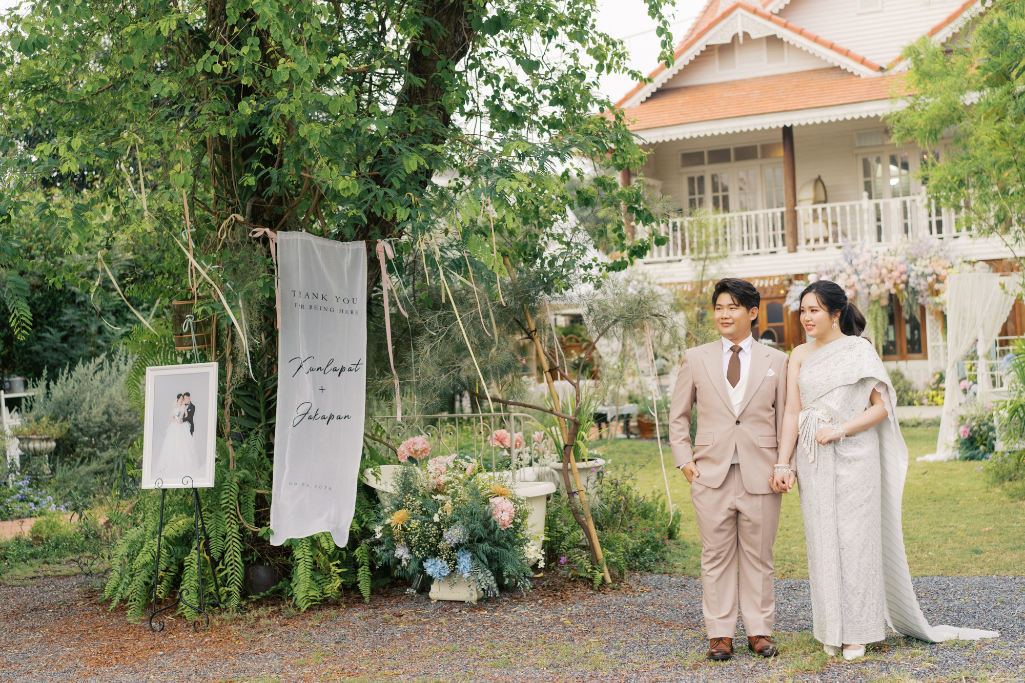 wedding venue, thai wedding venue, classic wedding, vintage wedding, สถานที่จัดงานแต่งงานสมุทรปราการ, เมซองเดอมามี, สถานที่จัดงานแต่งงานไทย, garden wedding